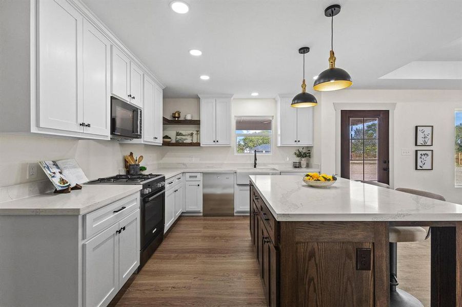 Furnished interior view inside a new home in , Brookston (Image 10).