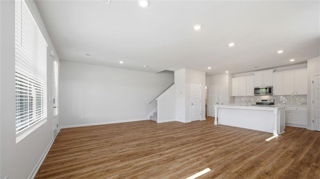 Spacious, unfurnished interior of a new home in Brookland Commons, Monroe (Image 11). Spacious, unfurnished interior of a new home in Brookland Commons, Monroe (Image 11).