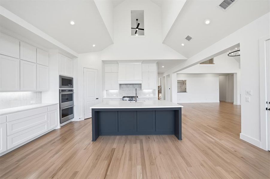 Furnished interior view inside a new home in Light Farms Graham/Reagan, Celina (Image 16).