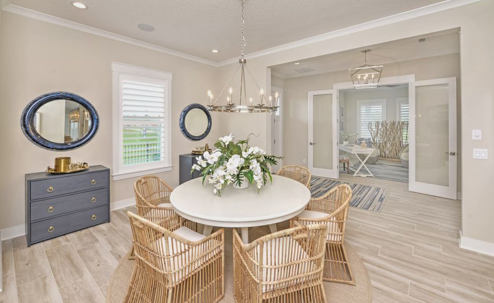 Furnished interior view inside a new home in Seven Pines, Jacksonville (Image 20).