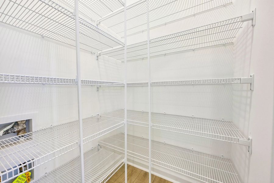 Pantry featuring the AW Collection® Minimalist - High contrast and hidden function.