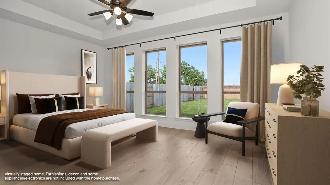 Furnished interior view inside a new home in Elyson, Katy (Image 6). Furnished interior view inside a new home in Elyson, Katy (Image 6).
