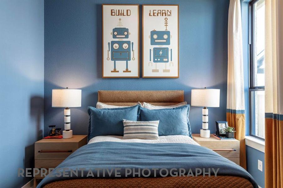 Furnished interior view inside a new home in Landmark, Denton (Image 32).