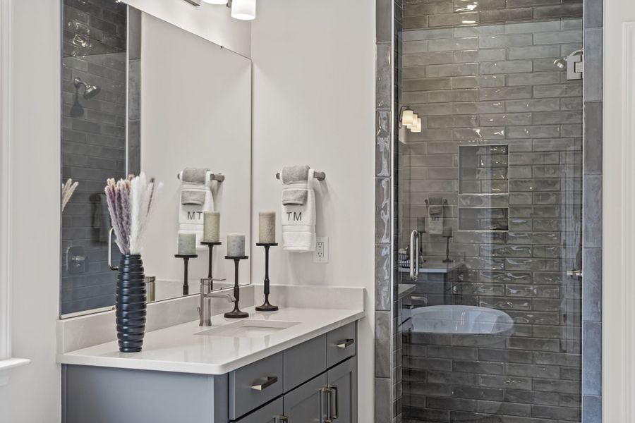 Representative furnished interior of a home built from the London by Taylor Morrison in Tramore, Harrisburg (Image 30).