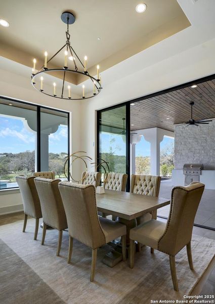 Furnished interior view inside a new home in , Boerne (Image 23).