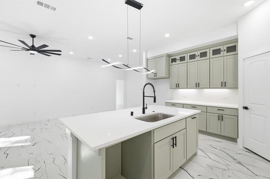 Furnished interior view inside a new home in , Gun Barrel City (Image 14).