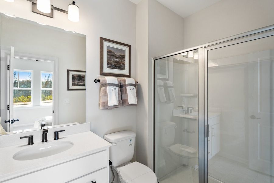 Furnished interior view inside a new home in Silverstone, Knightdale (Image 17).