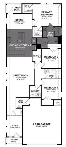 2D floor plan layout of this home in Cottonwood, Dorchester, TX (Image 2). 2D floor plan layout of this home in Cottonwood, Dorchester, TX (Image 2).