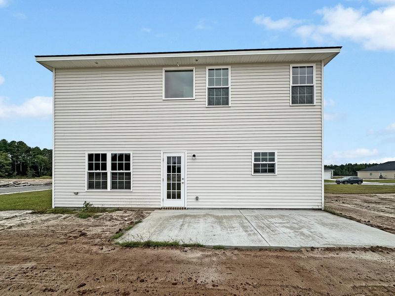 Exterior details and patio area of a home in Doctor's Creek, Ludowici (Image 2). Exterior details and patio area of a home in Doctor's Creek, Ludowici (Image 2).