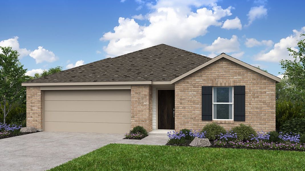 Representative exterior photo of a completed home built from the Elgin by Taylor Morrison in Parks at Foster Crossing, Anna, TX (Image 1). Representative exterior photo of a completed home built from the Elgin by Taylor Morrison in Parks at Foster Crossing, Anna, TX (Image 1).