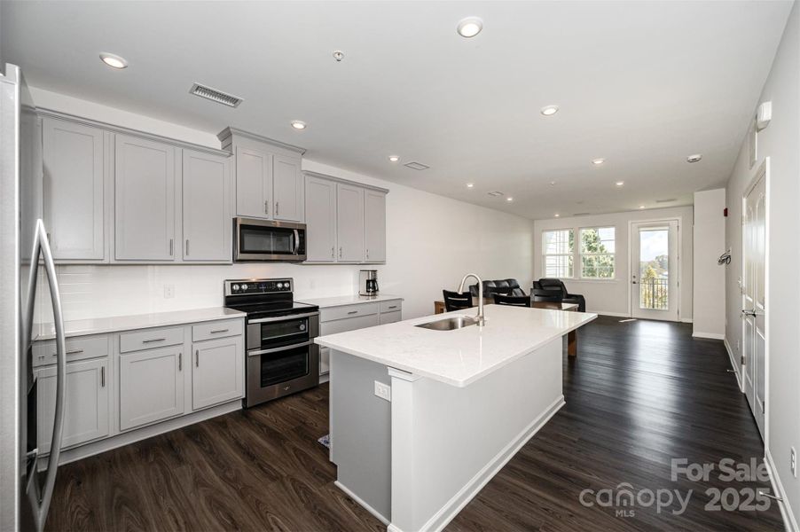 Dream kitchen with large island.