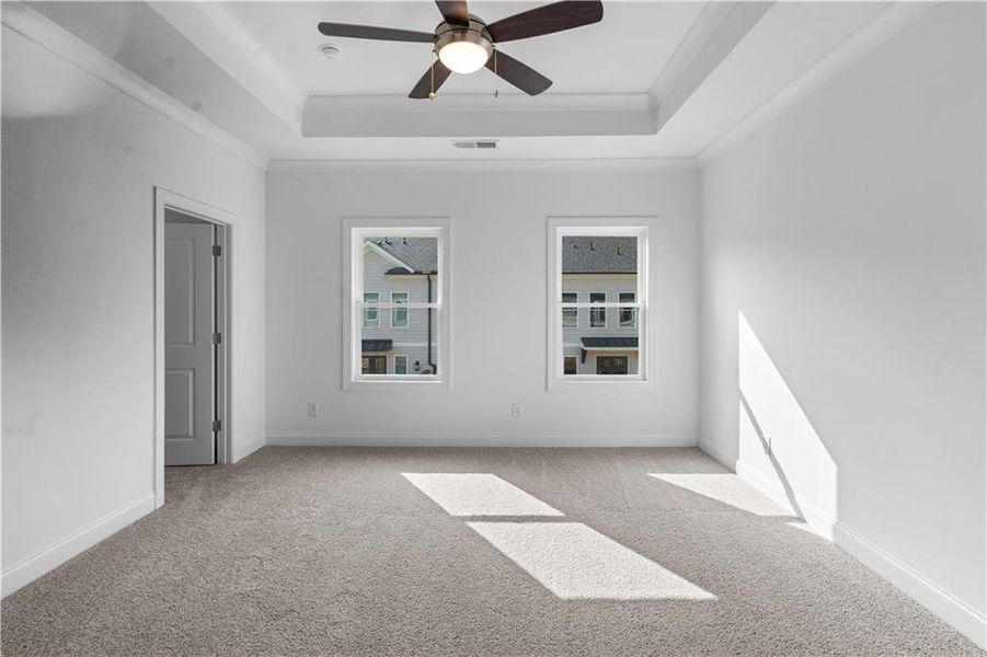 Spacious, unfurnished interior of a new home in Evanshire Townhomes, Duluth (Image 32). Spacious, unfurnished interior of a new home in Evanshire Townhomes, Duluth (Image 32).