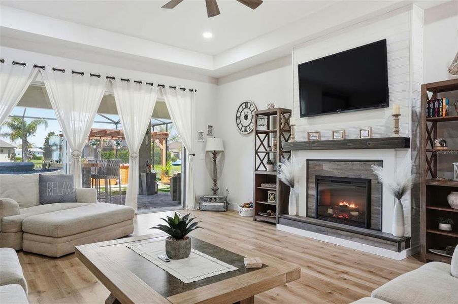 Furnished interior view inside a new home in , Weeki Wachee (Image 49).