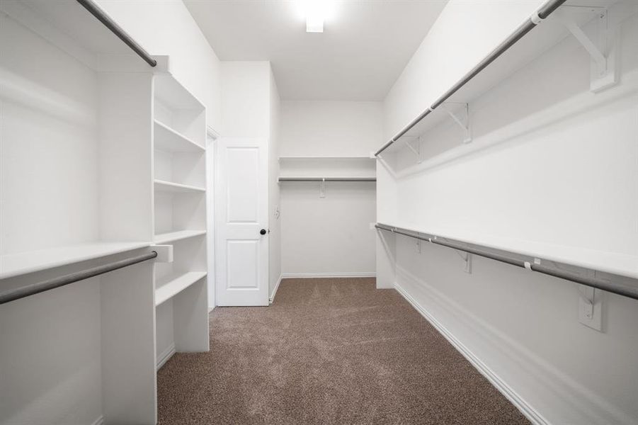 Primary closet