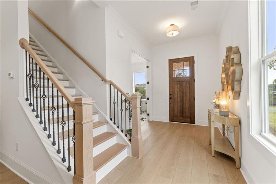 Furnished interior view inside a new home in The Reserve at Knollwood, Canton (Image 11).