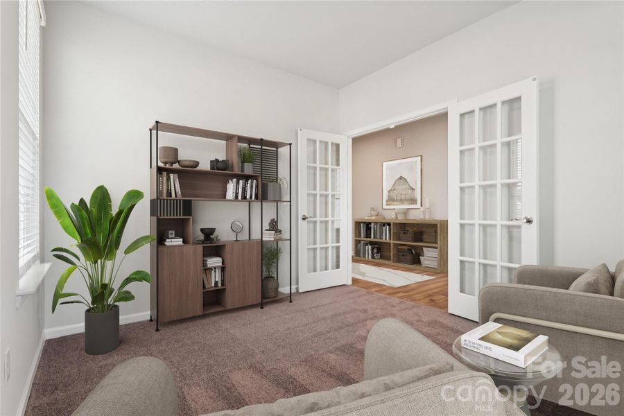 Furnished interior view inside a new home in The Retreat at Laurelbrook, Sherrills Ford (Image 11).
