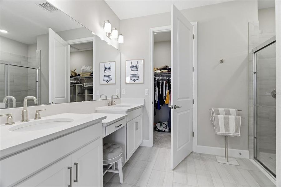 Furnished interior view inside a new home in , Bradenton (Image 6).