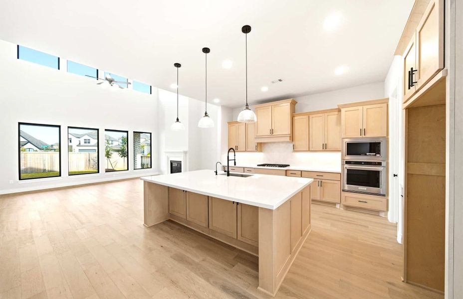 Furnished interior view inside a new home in Bridgeland 50′, Cypress (Image 16). Furnished interior view inside a new home in Bridgeland 50′, Cypress (Image 16).