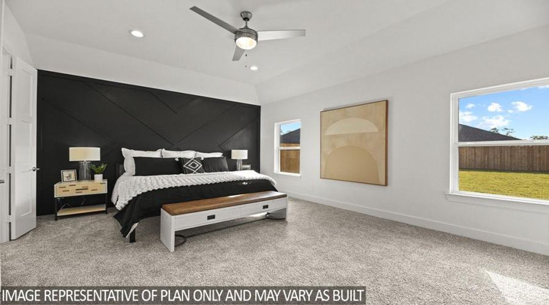 Furnished interior view inside a new home in Silverthorne, Conroe (Image 16).