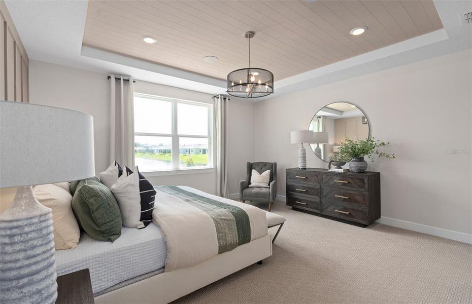 Furnished interior view inside a new home in Del Webb Sunbridge, St. Cloud (Image 20).