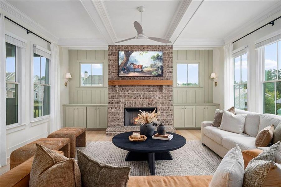 Furnished interior view inside a new home in Crossroads, Milton (Image 36).