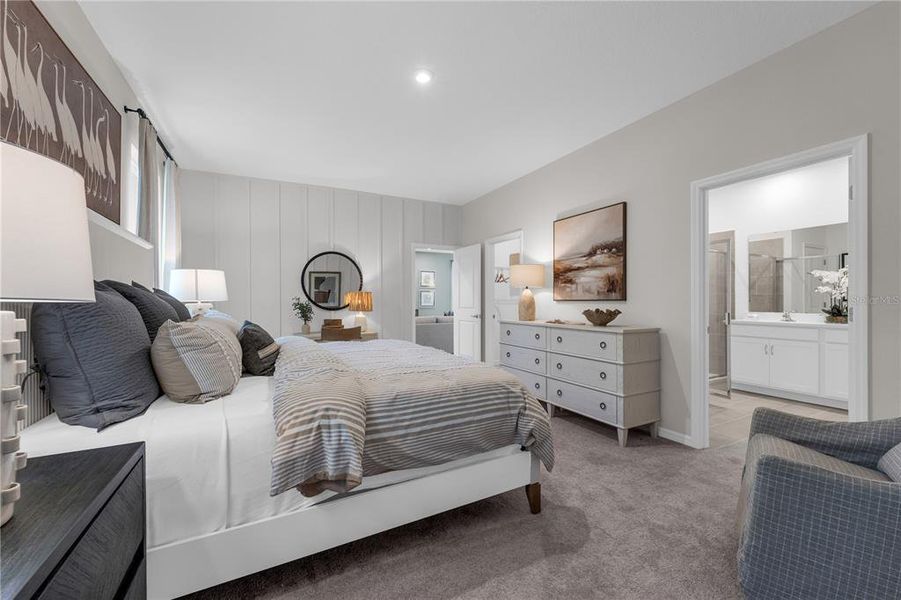 Furnished interior view inside a new home in Green Leaf, West Melbourne (Image 9).