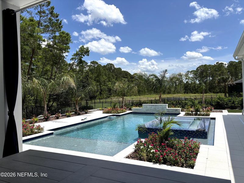 Exterior details and patio area of a home in Nocatee, Ponte Vedra (Image 20).