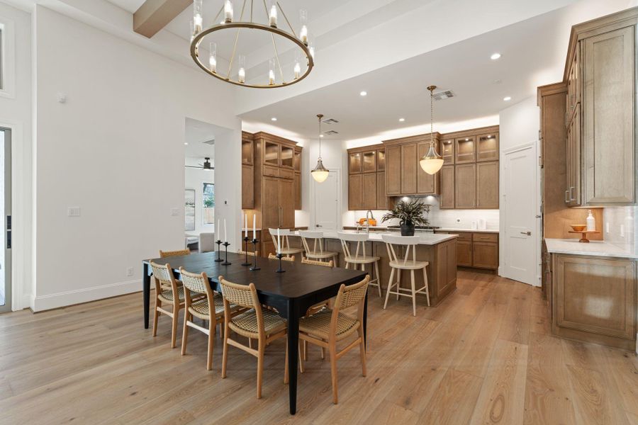 Furnished interior view inside a new home in , Houston (Image 8).