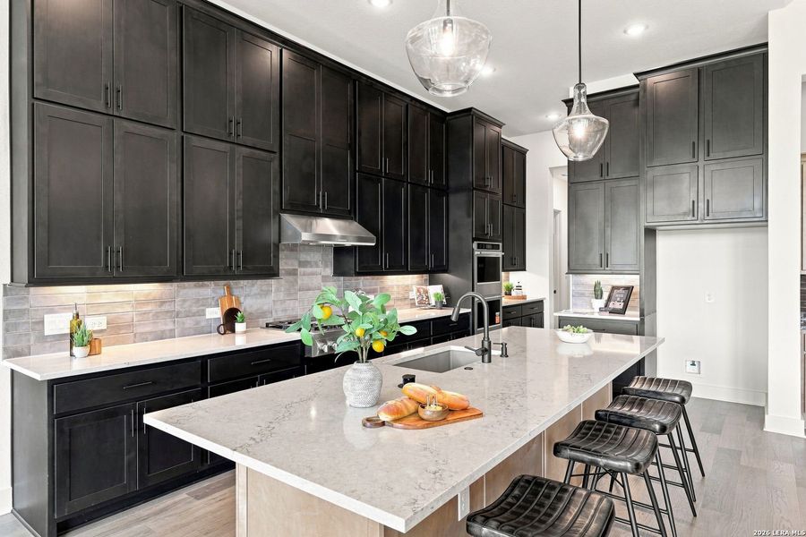 Furnished interior view inside a new home in Shavano Highlands, San Antonio (Image 18).