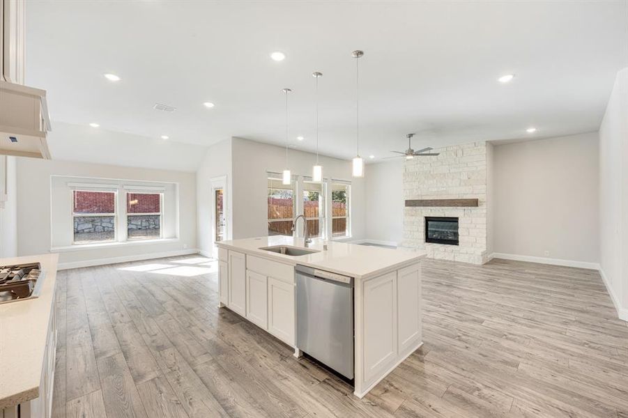 Furnished interior view inside a new home in The Enclave at Parks of Aledo, Aledo (Image 14).