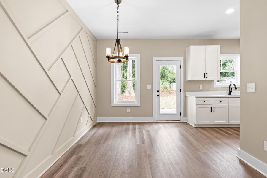 Dining Room with Custom trim