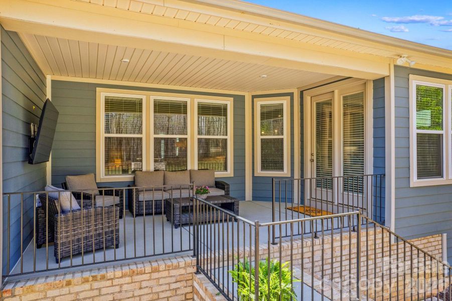 Exterior details and patio area of a home in , Salisbury (Image 24).