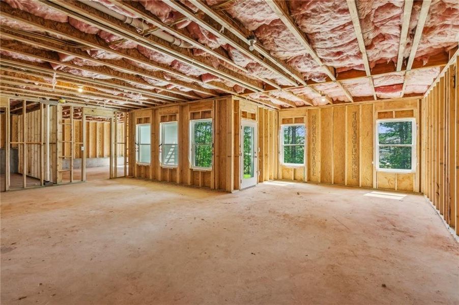 In-progress construction of a new home in Traditions of Braselton, Jefferson, GA (Image 30).