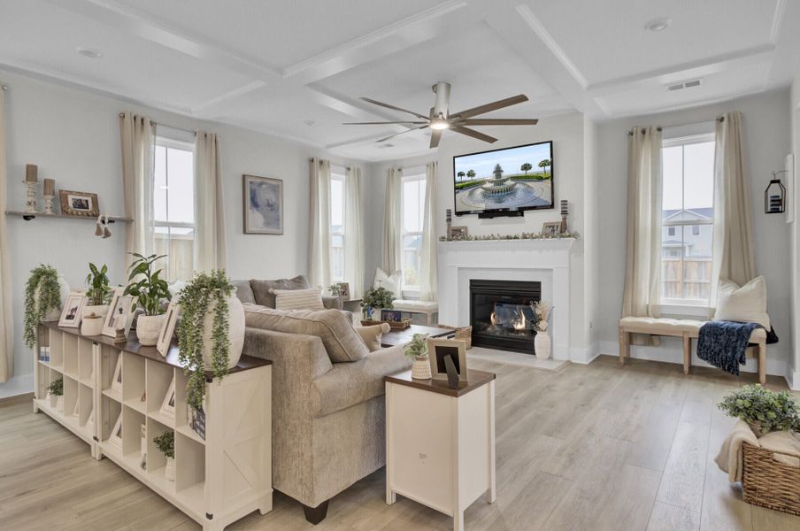 Furnished interior view inside a new home in Lochton, Summerville (Image 45).