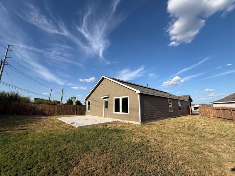 Exterior details and patio area of a home in , Pflugerville (Image 20).