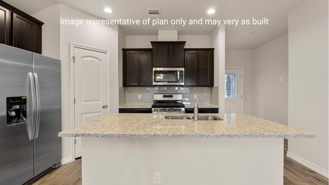 Furnished interior view inside a new home in London Towne, Corpus Christi (Image 7).