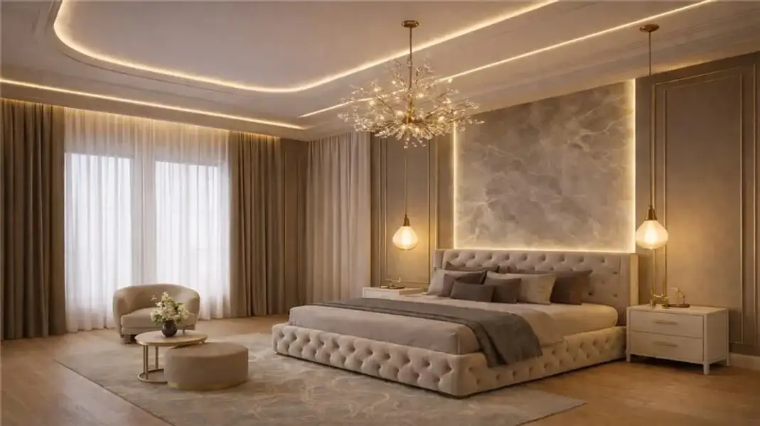 Furnished interior view inside a new home in , Alpharetta (Image 15).