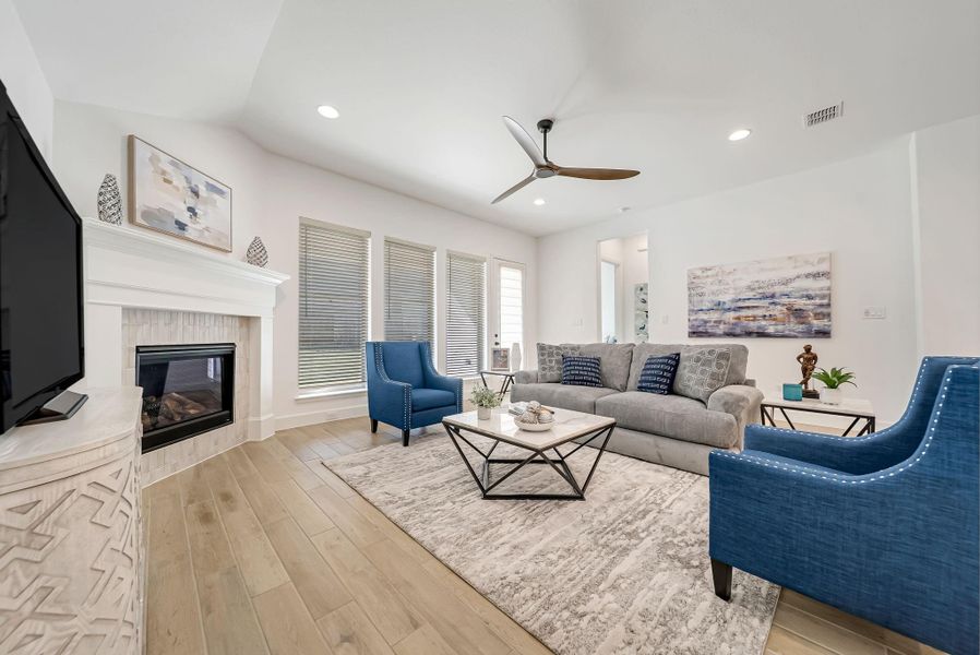 Furnished interior view inside a new home in Woodforest, Montgomery (Image 16).