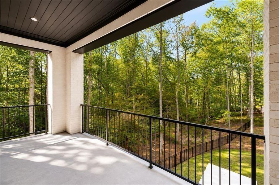 Exterior details and patio area of a home in , Alpharetta (Image 42).