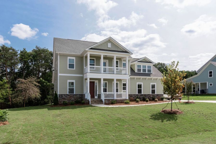 Representative exterior photo of a completed home built from the Princeton by Greybrook Homes in Harbor Watch, Statesville, NC (Image 34).