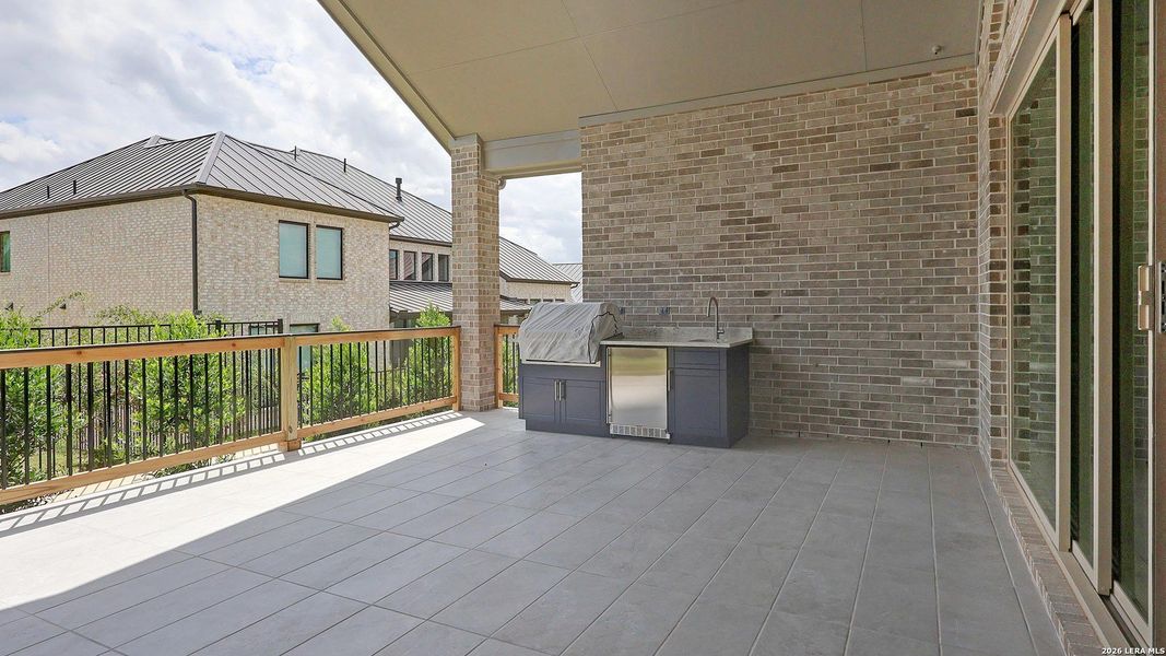 Exterior details and patio area of a home in The Dominion, San Antonio (Image 4). Exterior details and patio area of a home in The Dominion, San Antonio (Image 4).