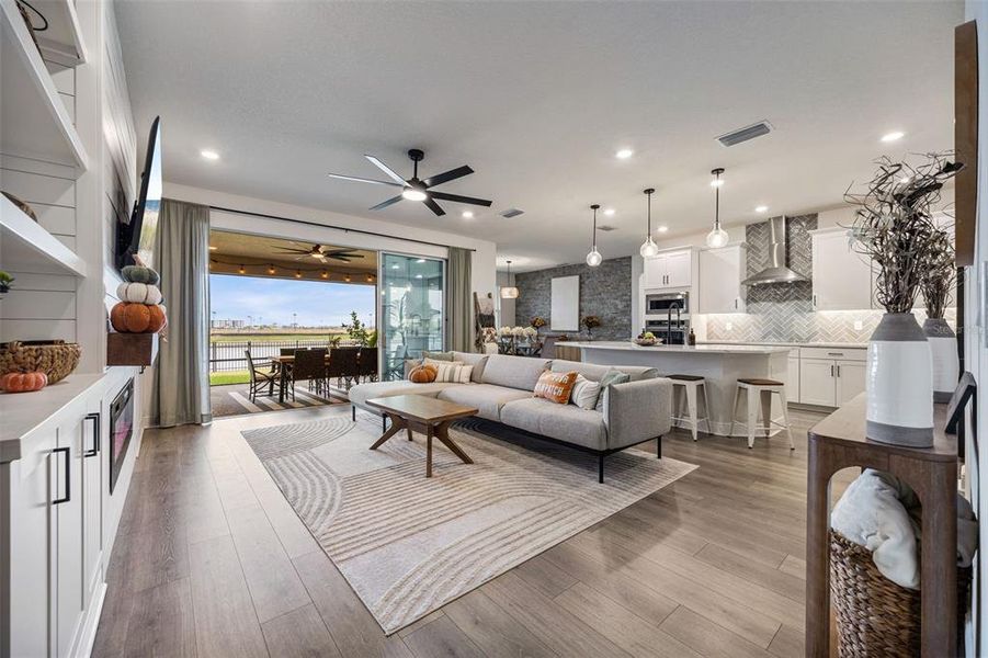 Furnished interior view inside a new home in Seaire, Parrish (Image 60).