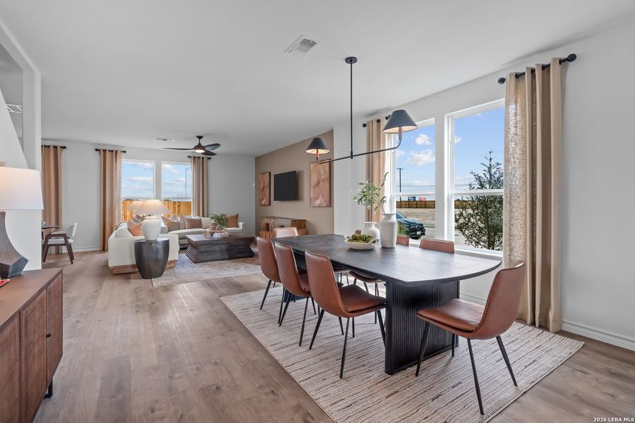 Furnished interior view inside a new home in Dove Song, Marion (Image 11).