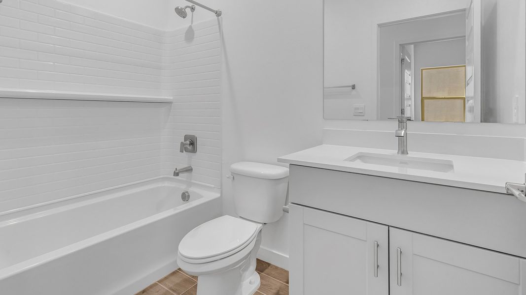 Representative furnished interior of a home built from the Parker by D.R. Horton in The Oasis at Rocking K, Vail (Image 13).