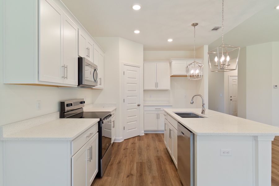 Representative furnished interior of a home built from the Maybell I by CJL Homes in Oak Hollow, Crestview (Image 10).
