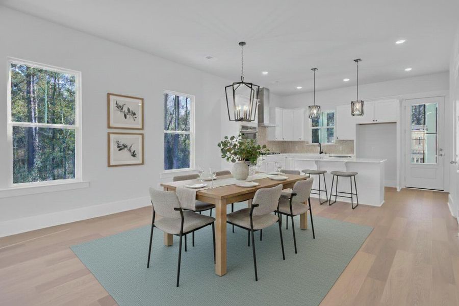 Furnished interior view inside a new home in Indigo Grove Single Family Homes, Johns Island (Image 14).