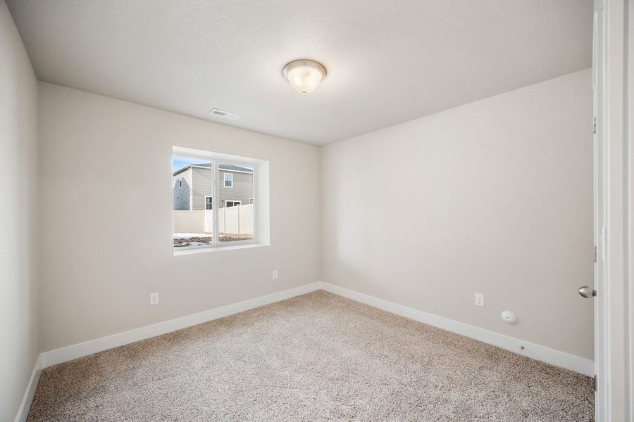 Spacious, unfurnished interior of a new home in Aspen Ranch, Fountain (Image 34). Spacious, unfurnished interior of a new home in Aspen Ranch, Fountain (Image 34).