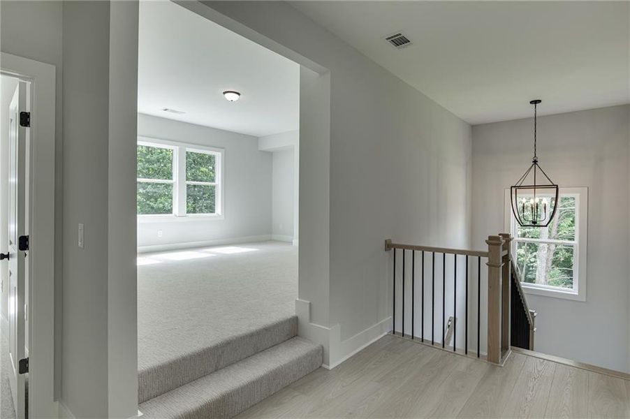 Furnished interior view inside a new home in , Cumming (Image 6). Furnished interior view inside a new home in , Cumming (Image 6).