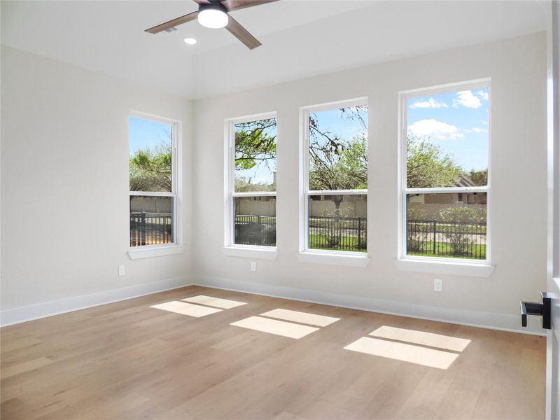 other interior pictures of a Master bedroom built by Texas best home builders