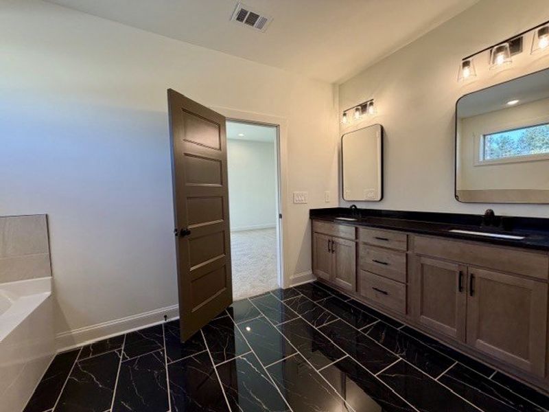Furnished interior view inside a new home in Kimbell Acres, Pine Mountain (Image 7). Furnished interior view inside a new home in Kimbell Acres, Pine Mountain (Image 7).